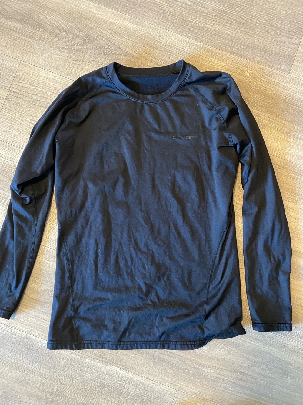 Black Long-Sleeve Heat Gear Shirt
